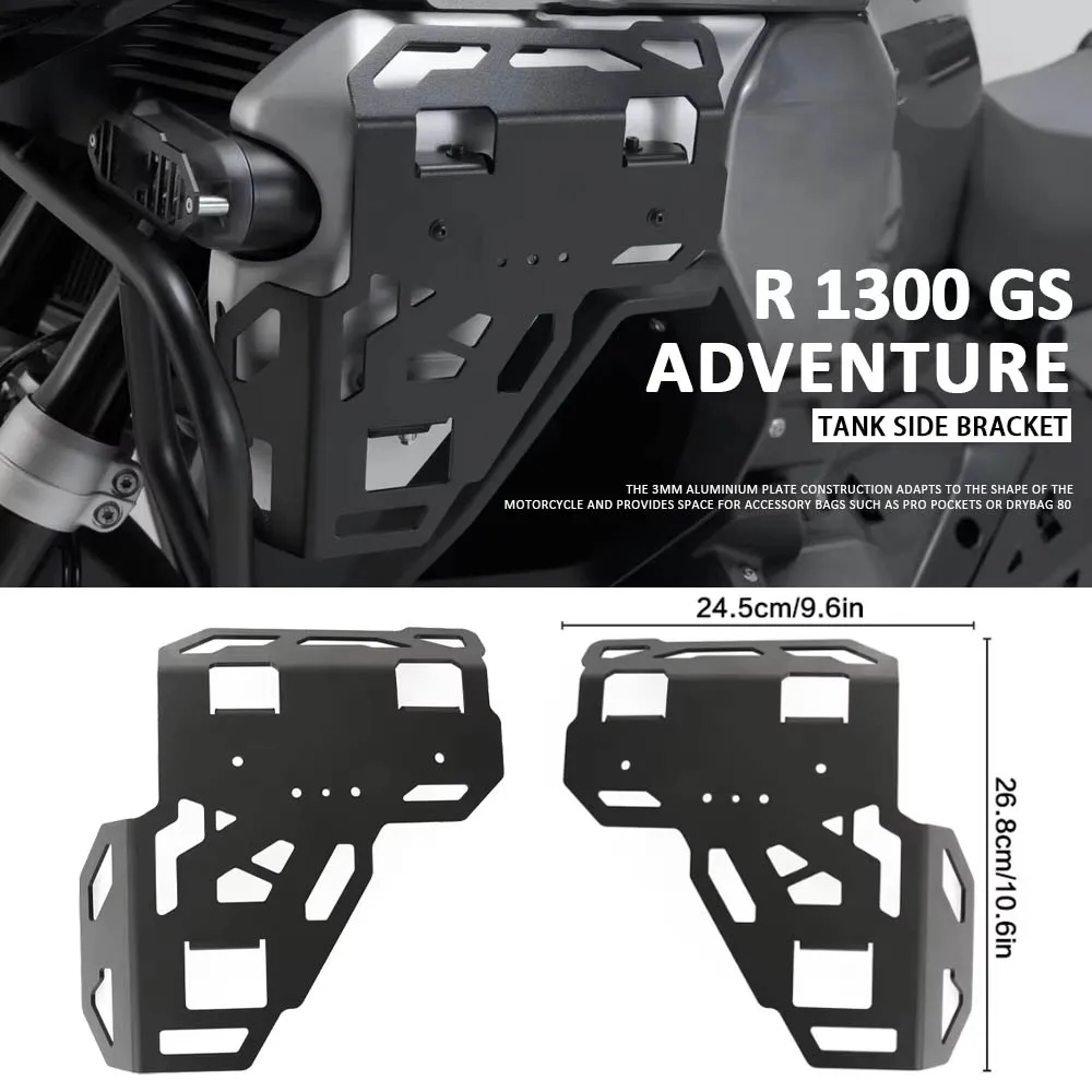 

New Motorcycle Side Tank Cover Rack For BMW GS1300 R 1300 GS Adventure R1300GS ADV Luggage Rack Bag Bracket 2024 2025