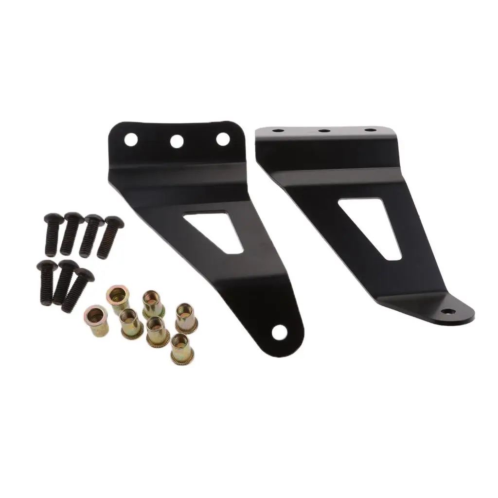 Upper Roof Mount Brackets For 52" Curved LED Light Bar For  &