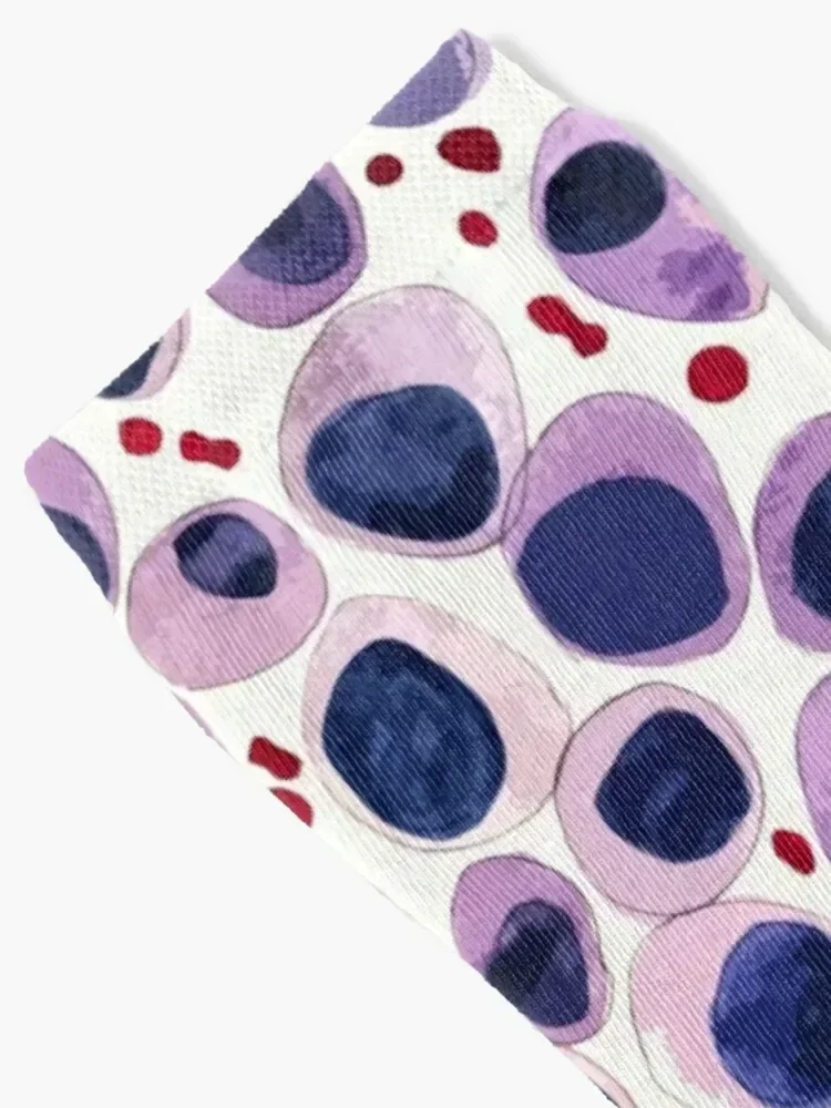 Blood Cells Socks Run with print set christmas stocking Men's Socks Women's