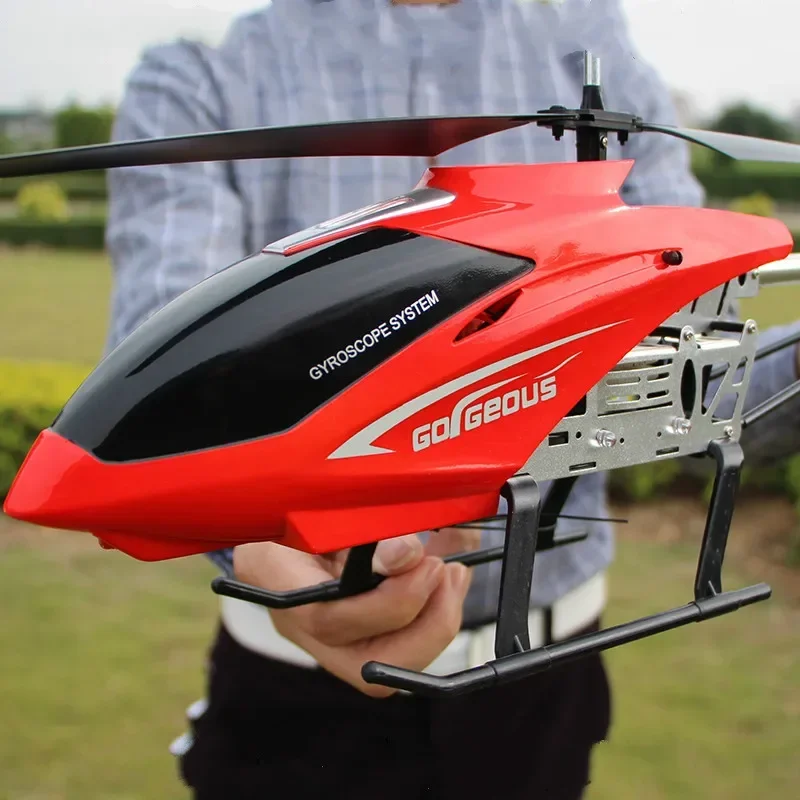 80cm Large with LED Light RC helicopter drones helicopter remote control children outside flying toys boys toys for 10 year old