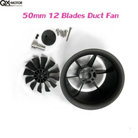 QX-Motor 50mm EDF 12 Blades Ducted Fan CW CCW Without Motor for RC Airplanes