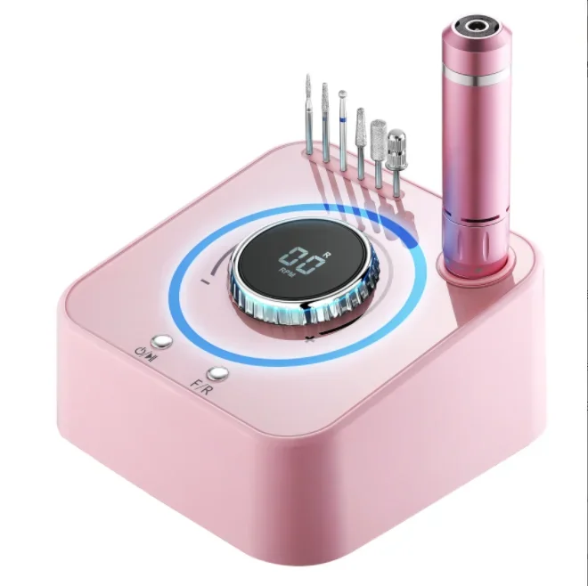 Desktop Nail Drill Machine Set Uv Led Light Portable Salon Equipment Luxury Nail Polisher Salon Electric Manicure Set