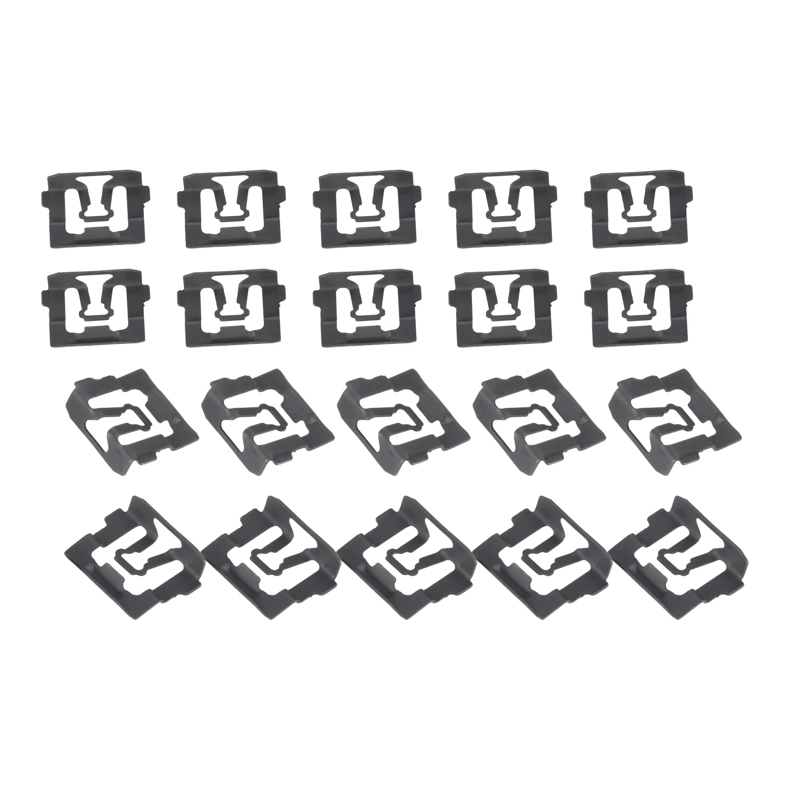 20Pcs Auto Windshield Trim Molding Clips Place on Vehicle Front Left Rear Right 0269550 for Ford F100 F150 F250 F350 Car Clips