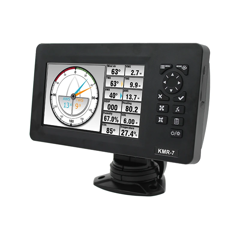 Inch Multi-function Display With NMEA / NMEA0183 / NMEA2000 Multiplexer / Weather Station Anemometer Repeater