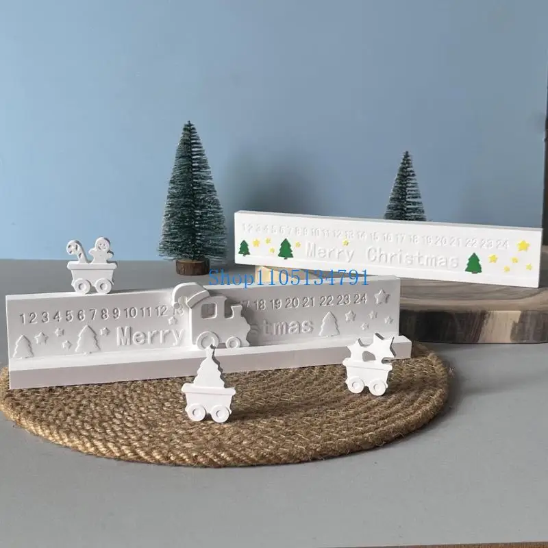 98km Advent Calendar Silicone Mold Heat Resistant Nonstick Surfaces Silicone Texture or Resin Crafts and Festival Baking