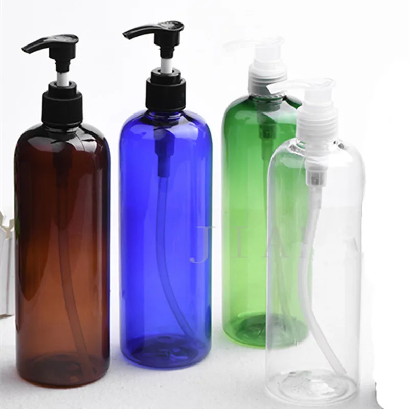 15/30/60/50/100/120/150/200/250/300/500ml  empty plastic round pet bottle with treatment lock pump for lotion travel refillable