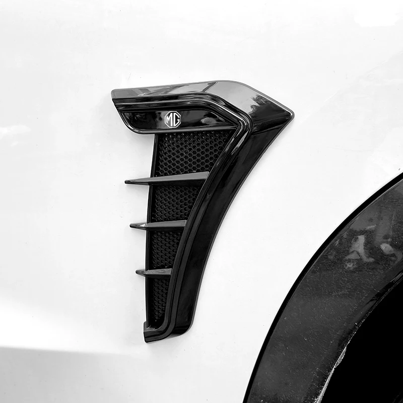 ل MG ZS HS GT HECTOR MG3 MG5 MG6 MG7 سيارة درابزين فتحات جانبية تدفق الهواء كمية ثقب مصبغة ملصق غطاء اكسسوارات السيارات