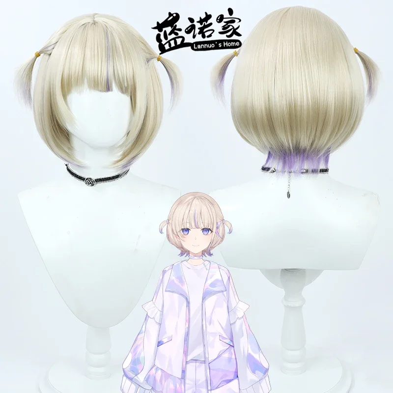 

Mid-jade Wig Store Hololive Homare Chigiri Cosplay Wig Anime Game Role Playing Synthetic Hair Halloween Party