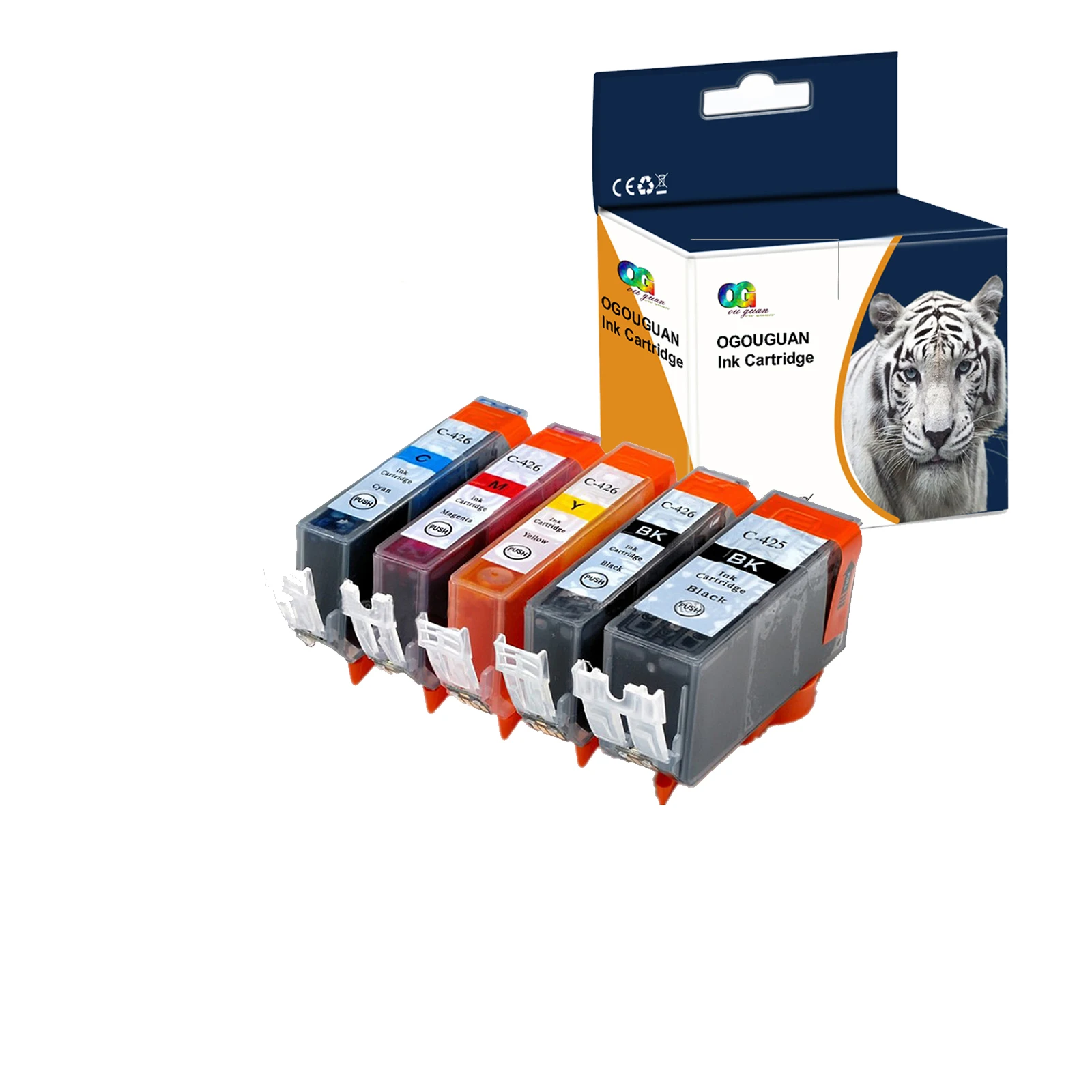 

OG For Canon 425 426 PGI-425 CLI-426 Compatible ink Cartridge For PIXMA IP4840 IP4940 IX6540 MG 5140 5240 5340 Printer