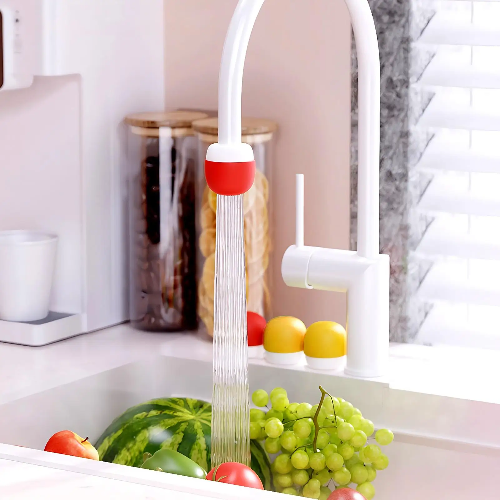 Faucet Water Filter Easy Install Multi Use Faucet Mounted Powerful Filtration System Replacement Kitchen Sink Tap Filter for