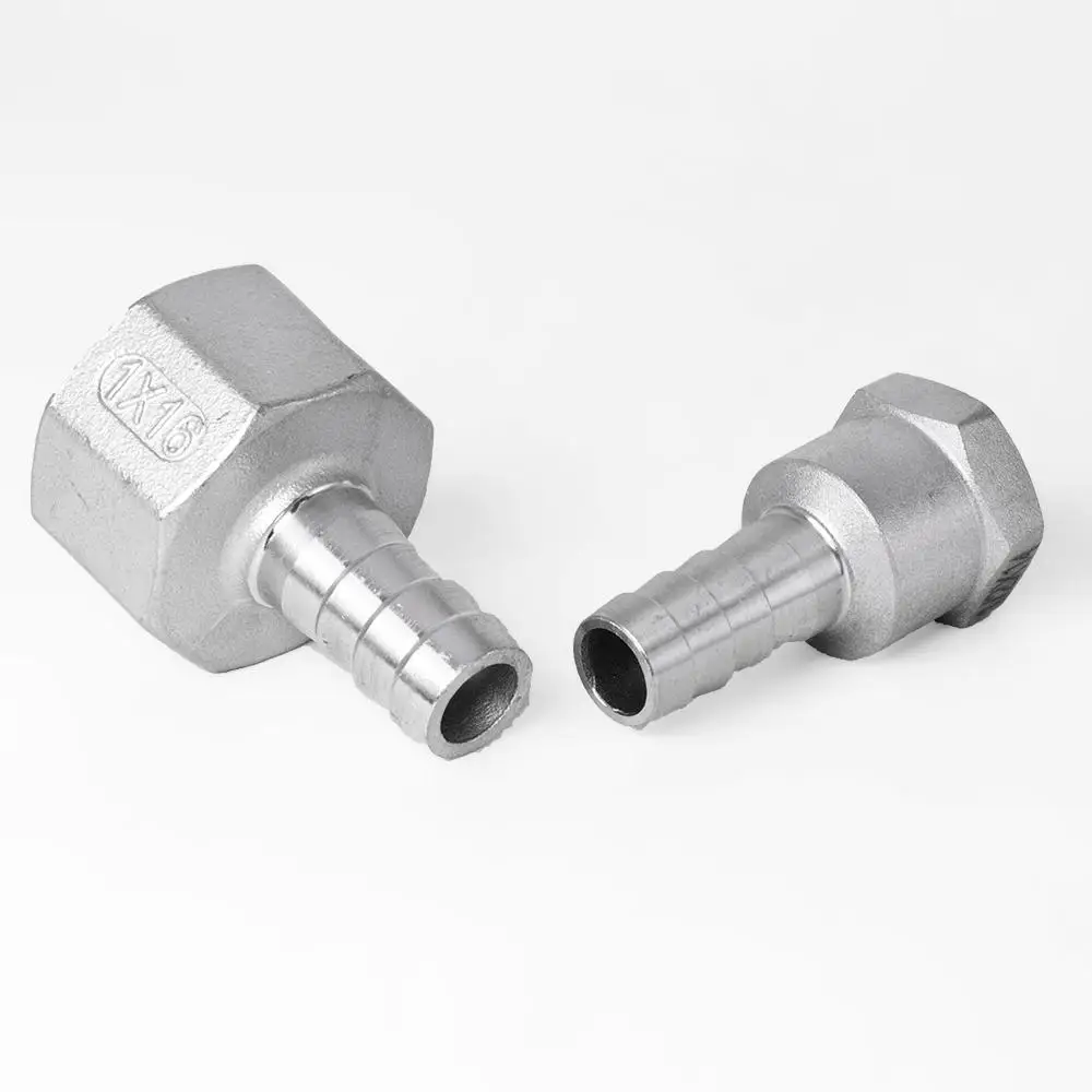 

Соединитель воздушного шланга из нержавеющей стали 304, 1/8 дюйма, 1/4 дюйма, 3/8 дюйма, 1/2 дюйма, фитинг для труб с наружной резьбой BSP, соединительная пагода, хвостовой соединитель