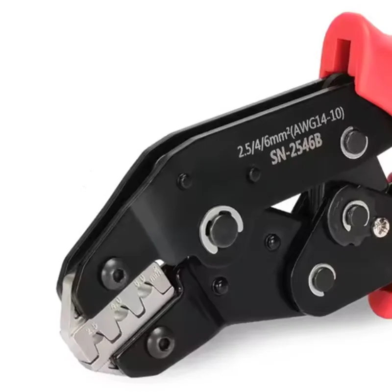 SN 2546B Wire Crimping Plier for Solar Plug Connectors Solar PV Cable Crimping Tool for Solar Connectors AWG14-10 2.5/4/6mm²