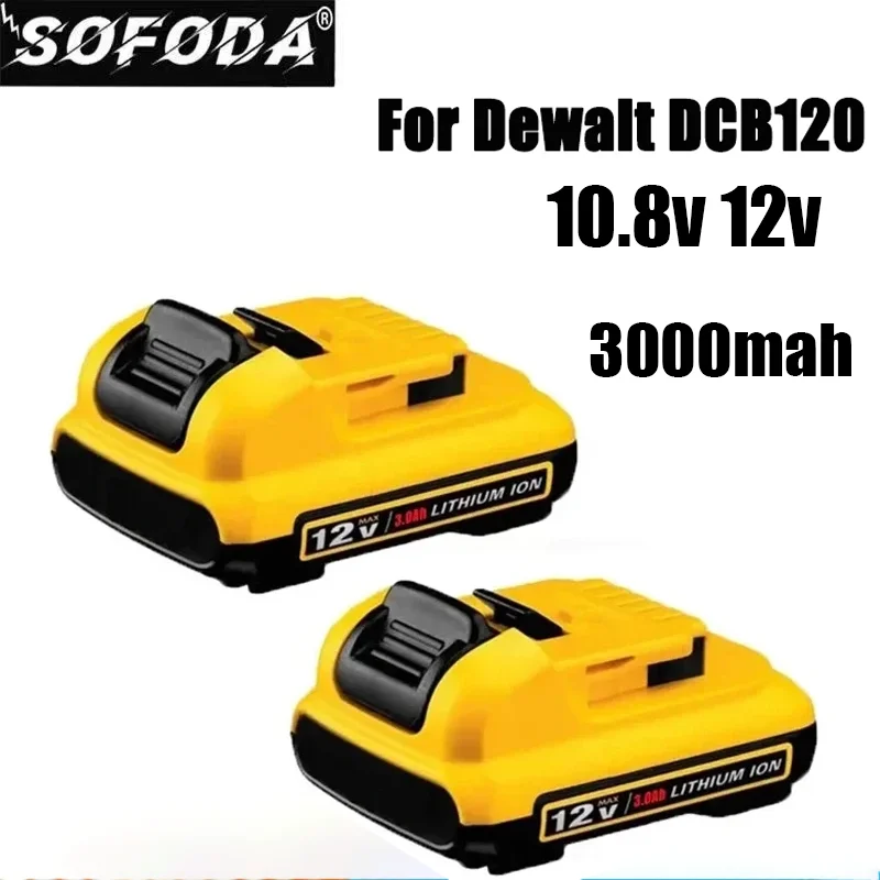 

Сменные литий-ионные батареи для Dewalt DCB120, 12 В, 3 Ач, батарея DCB123, DCB125, DCB124, DCB122, DCD710, аккумулятор для электроинструментов