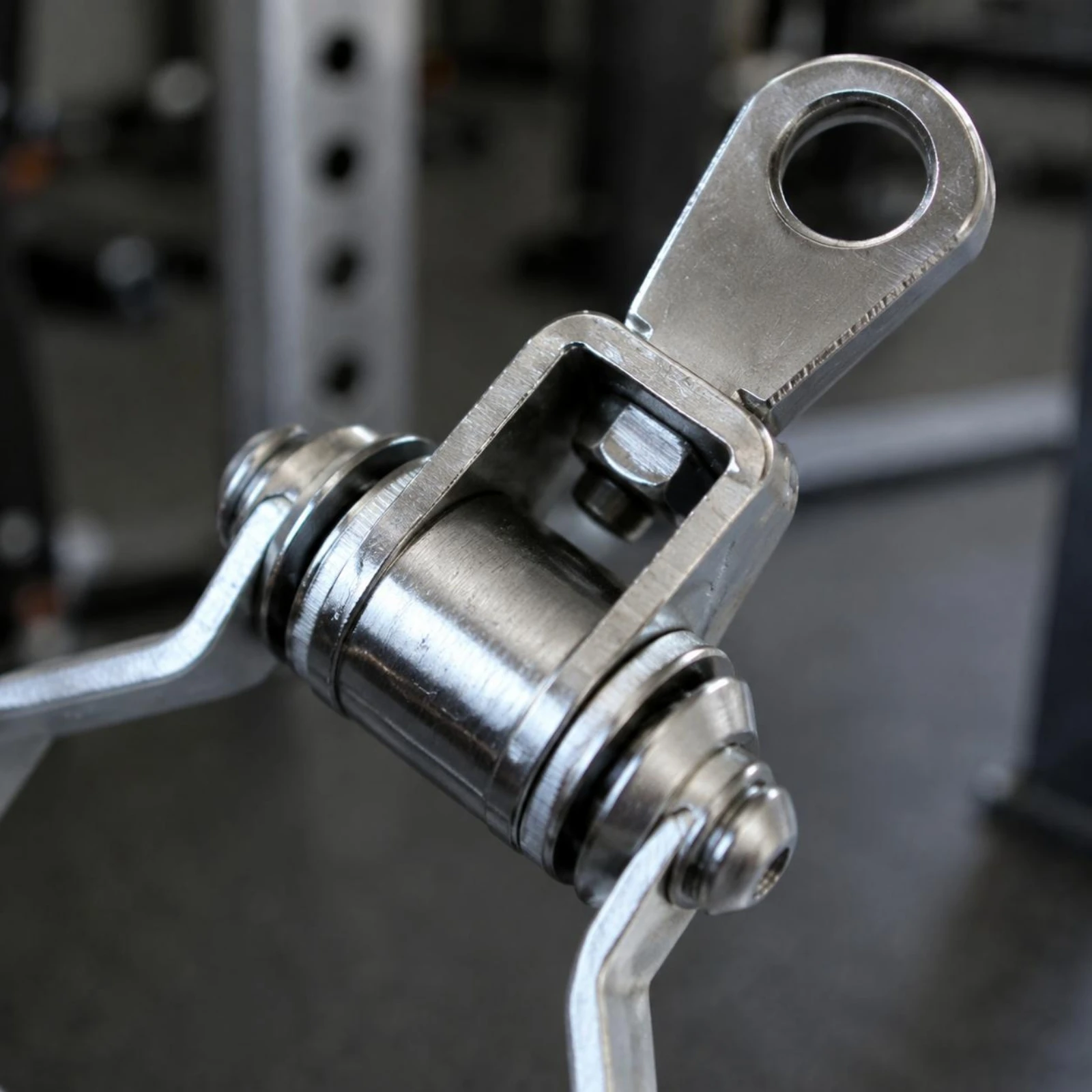 Picture 3: Cable Machine Handle Electroplated Strength Training Handle Sports Accessory Silver Finish Pulling and Pressing