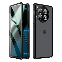 For OnePlus 11 12 Phone Case 360 ° Aluminum Alloy Frame Lens all inclusive One Plus 10 Pro Nord CE 5G HD Protective Box