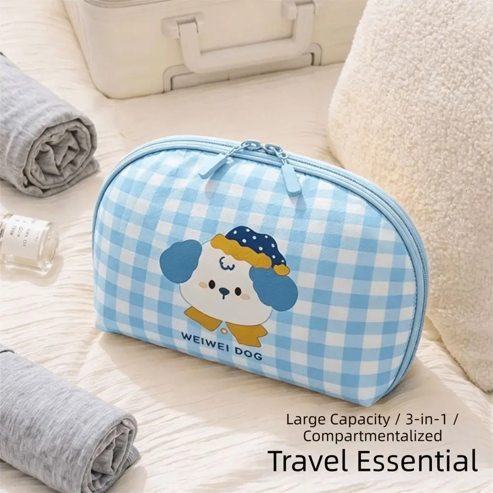 Large Capacity Underwear Storage Bag Waterproof Convenient Travel Organizer Bag Lightweight Dopamine Design Clothing Sorting Bag