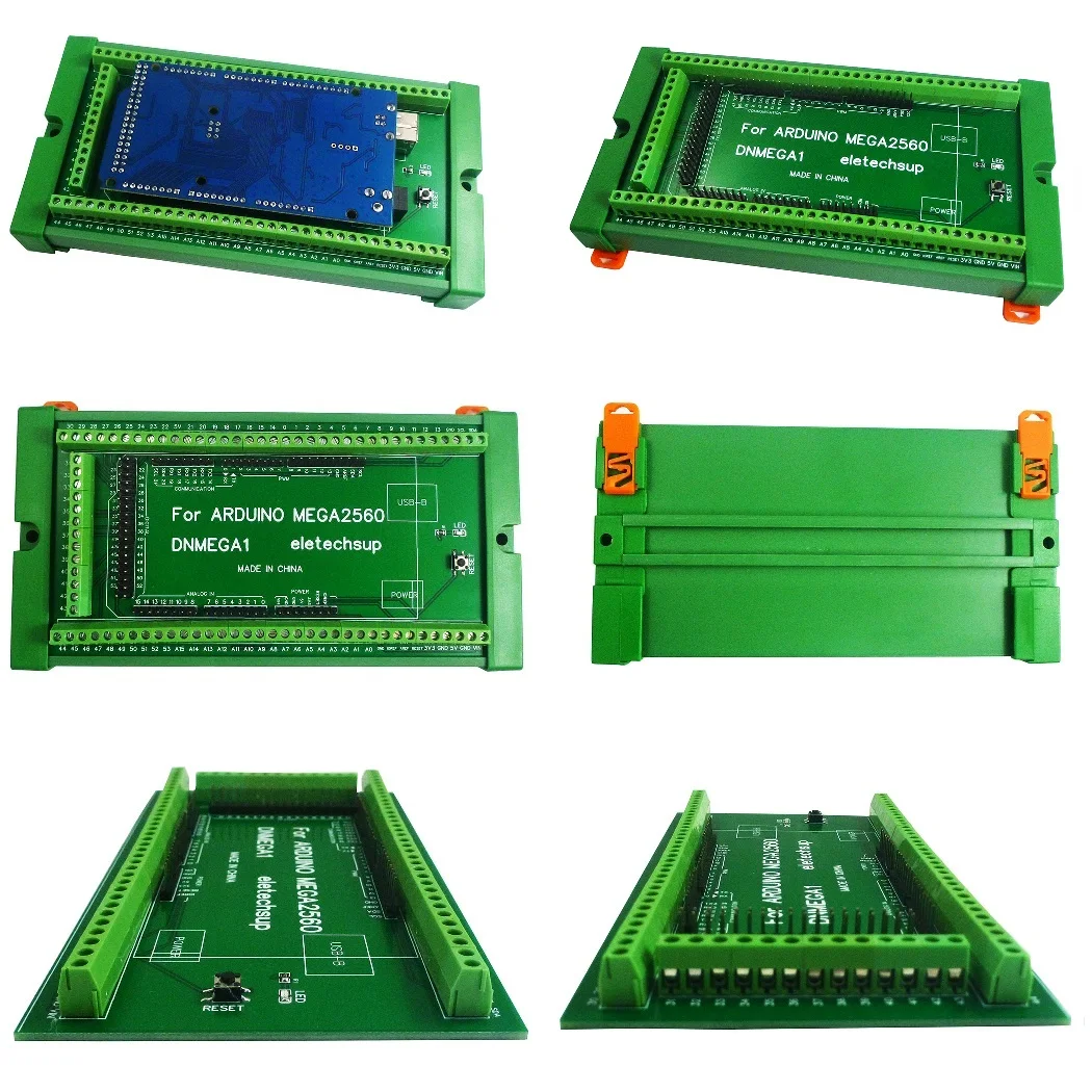 Per modulo adattatore morsettiera a vite per montaggio su guida DIN Arduino MEGA-2560 R3