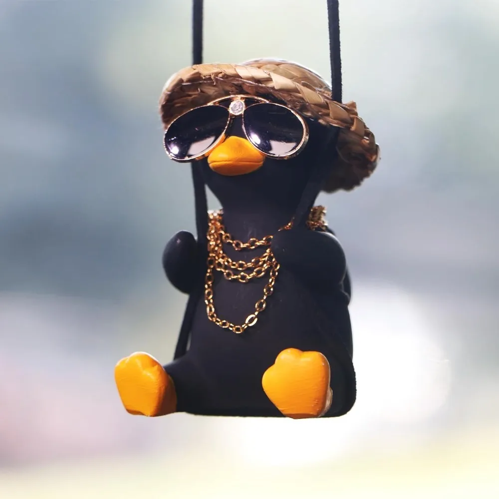 

Rear View Mirror Hanging Accessories of Swinging Duck Cool Swinging Duck Car Hanging Ornament Pendant Interior Rearview Mirror D