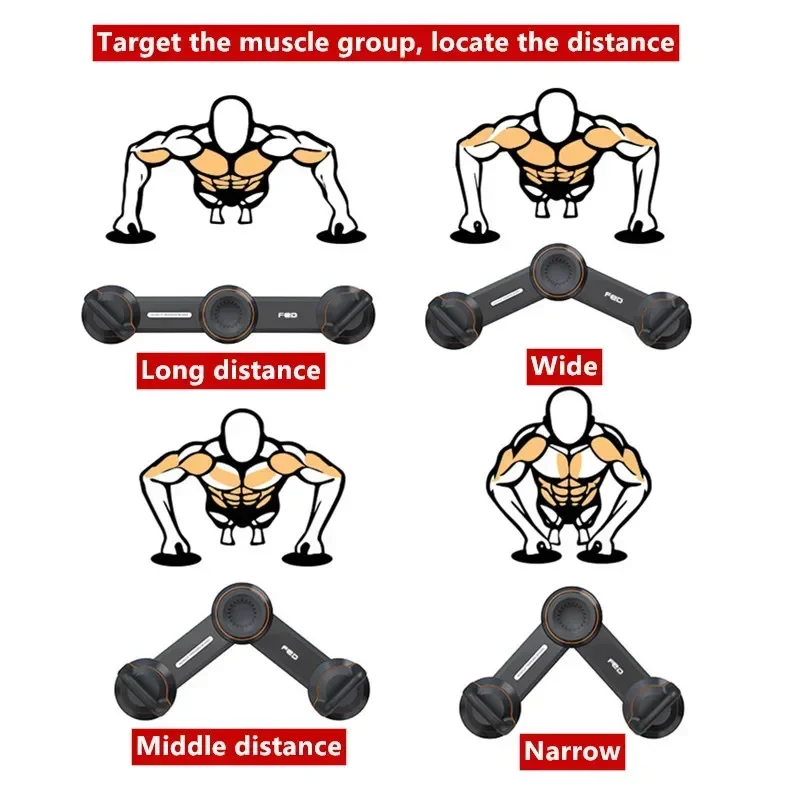 Youpin FED New Push-Up training Board 60 training modes Workout Fitness Gym Equipment Push Up Stand for Abdominal