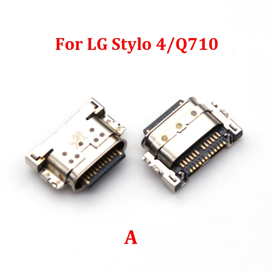 5pcs USB Jack Charging Port Dock Connector For LG Q Stylus Stylo 4 Q710 Stylo 5 Q720 Stylo 6 Q730 Stylo 6 Q740 Charger Plug