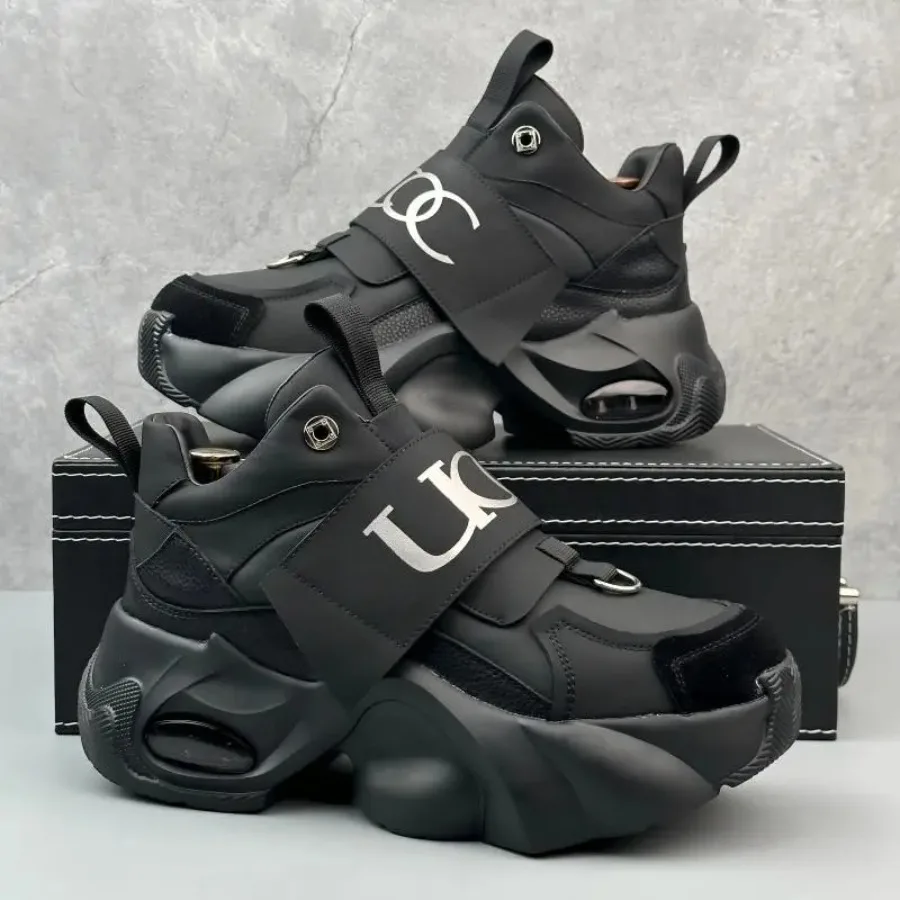 

Men's Trendy Versatile Dad Shoes Winter Fleece-Lined Thick-Soled Sneakers Height-Increasing Casual Slip-On Sports Shoes