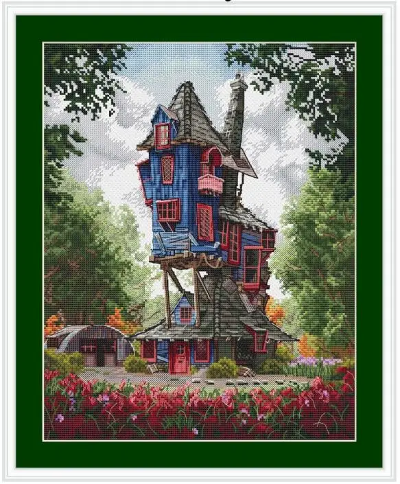 

Weasley House-китайские наборы для вышивки крестом, Счетный 14CT 18CT 25CT 22CT, наборы для вышивки своими руками, 39-46