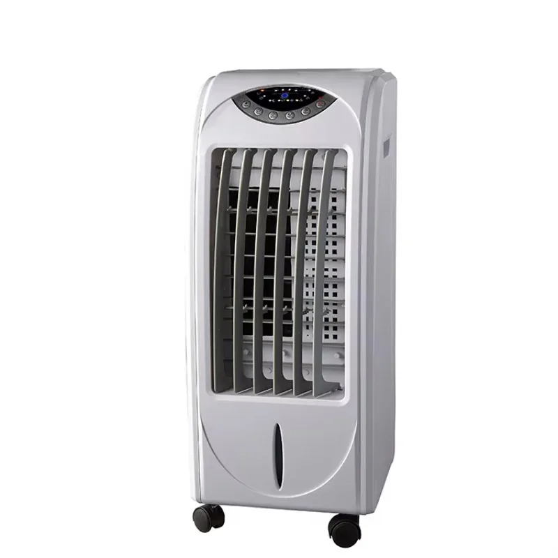 

Custom Max Cold Portable Movable 12v Rechargeable AC DC Vertical Electric Water Evaporative Air Cooler Fan