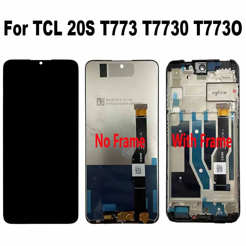 For TCL 20S T773 T7730 T773O LCD Display Touch Screen Digitizer Assembly Replacement Parts