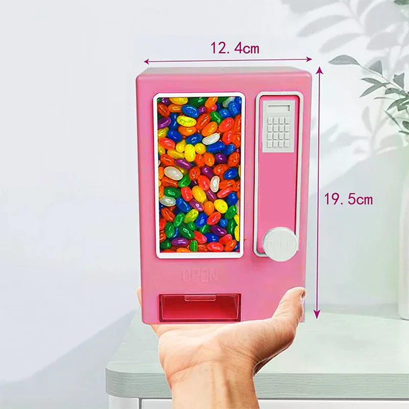 ماكينة حلوى يدوية ممتعة الحجم، هدية رائعة لعيد الميلاد أو عيد الميلاد، موزع ديكور للمكتب أو العداد #5