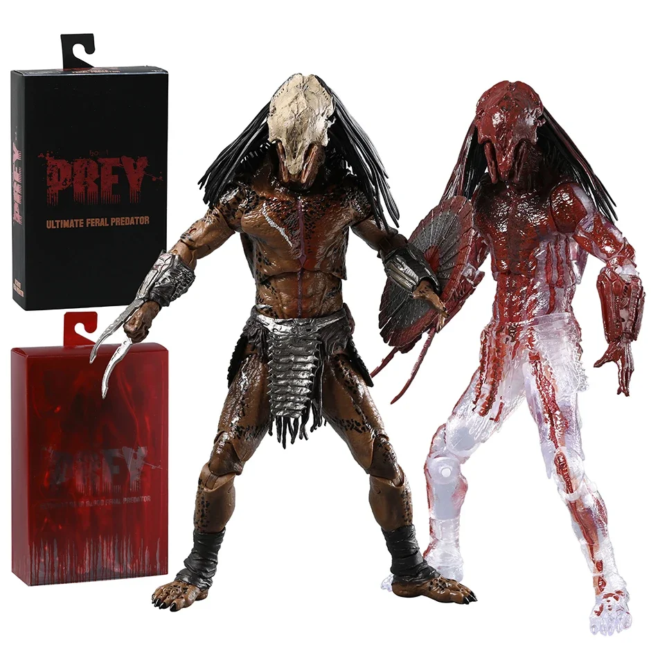 NECA Prey Ultimate Bear Blood Feral Predator Action Figure Joint Movable Model Brinquedos Toy