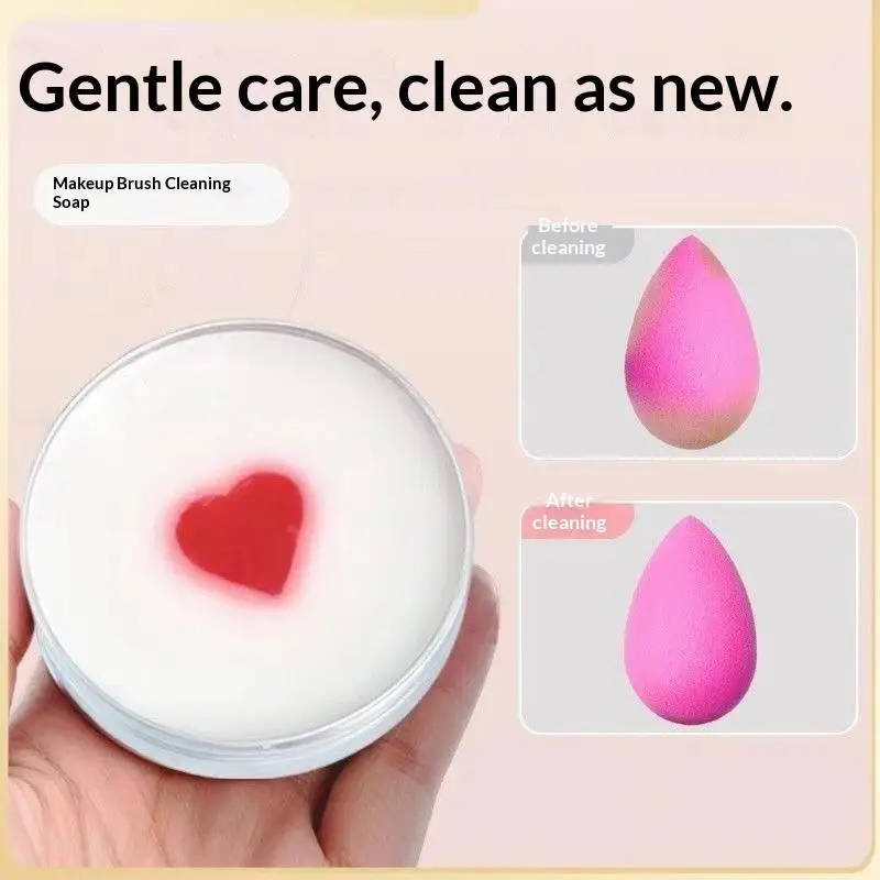 Portable Makeup Brush Cleaner Soap 100g Multi Functional Washing Soap Reusable Travel Cosmetics Beauty Cleaner Tools view 3