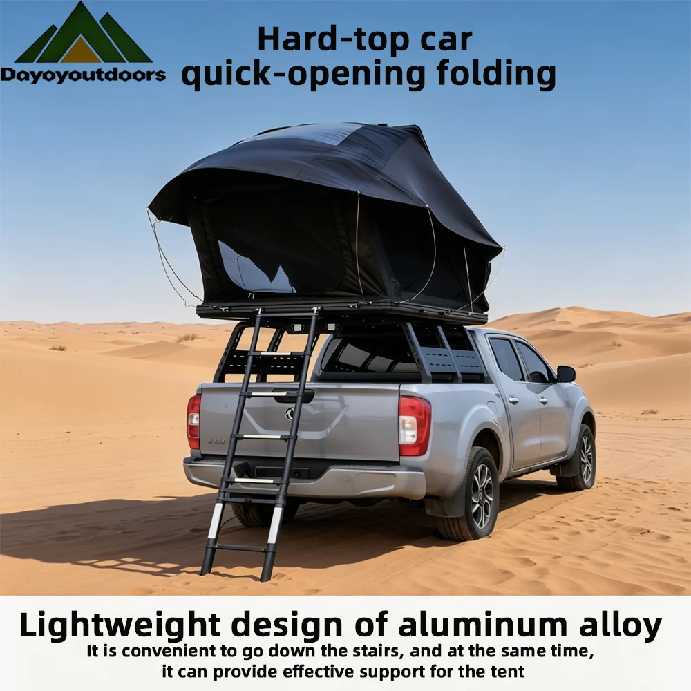 X1:420D Oxford Cloth Adjustable Three-color LED Light High-density Bracket + Tear-resistant Fabric Roof Tent Customizable