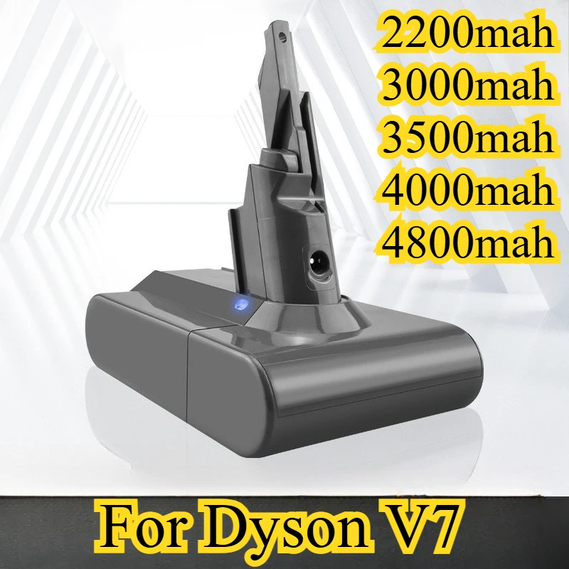 

21.6V 2200-4000mAh Lithium-ion Battery Intelligent Protection Compatible with For Dyson V7 Animal Absolute Electric Head