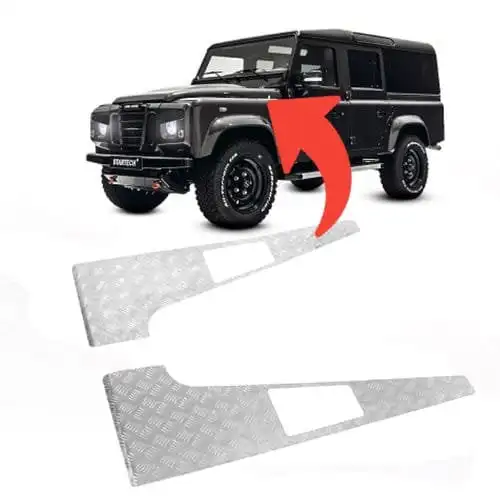 Land Rover Defender 90 and 110 Full Aluminum Mud Protector