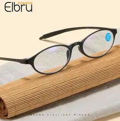 Elbru + 1 + 1.5 + 2 + 2.5 3 + 3.5 + 4 blokujące niebieskie światło okulary do czytania kobiety ultralekkie okulary do prezbiopii czarne owalne okulary nadwzrokowe