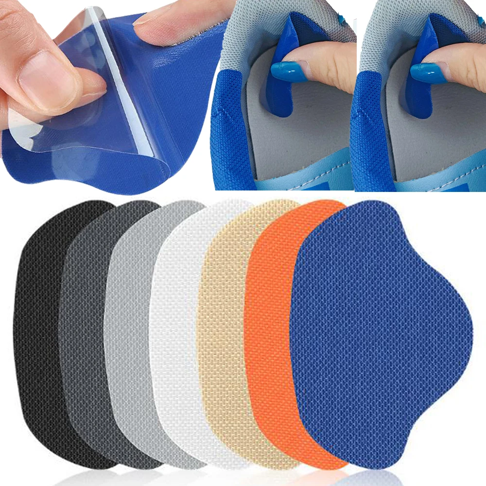 8PCS/SET Heel Repair Patches Long-term Use Sticky Shoes Hole Sneakers Insoles Patch Adhesive Anti-Wear Heel Foot Care Tool