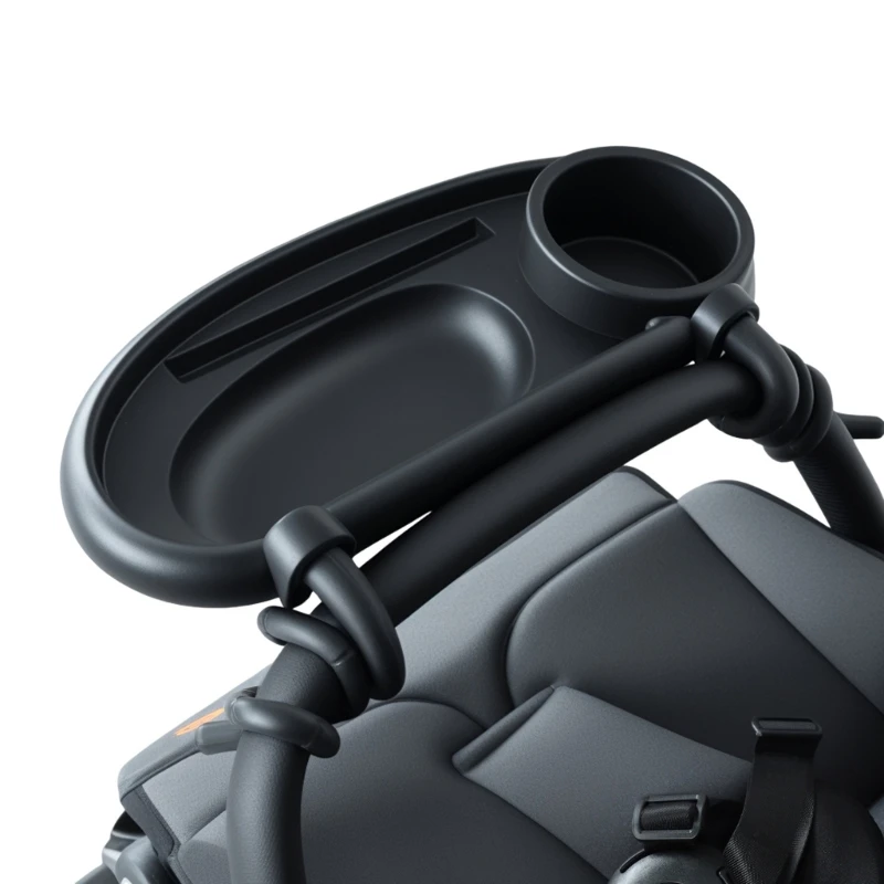 Quick Install Universal Strollers Tray pram Cart Dinning Plate for Effortless Feeding Travelling Parents Black J0MF