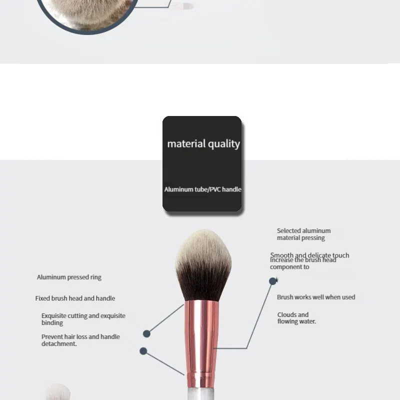 10개 세트 메이크업 브러쉬 도구 세트 화장품 파우더 아이섀도우 파운데이션 블러쉬 블렌딩 뷰티 메이크업 키트 파티용