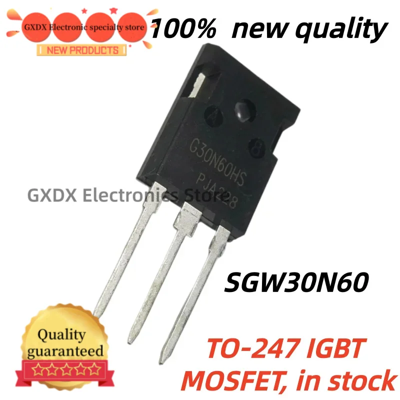 5-10pcs/lot 100% new Quality SGW30N60, G30N60, SGW30N60HS, G30N60HS, 30N60 TO-247, 30A, 600V Power IGBT Transistor