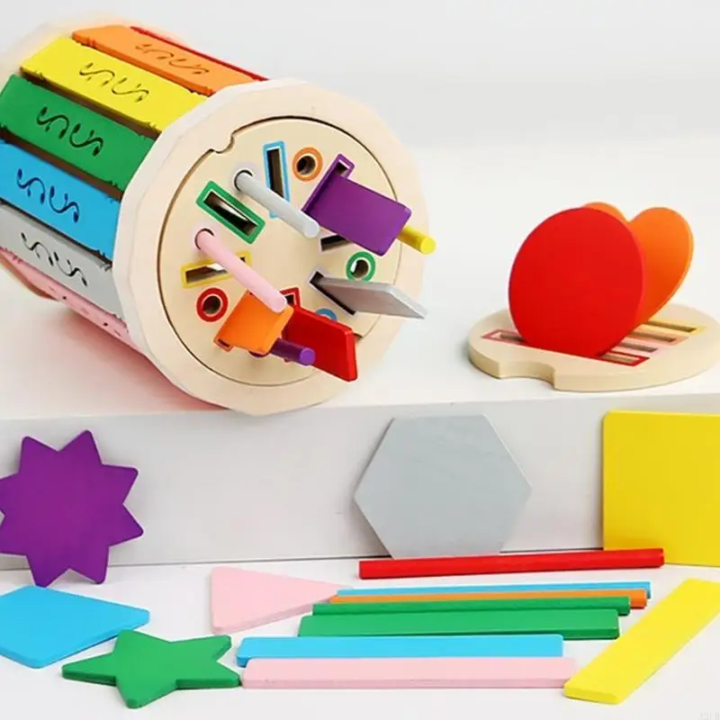 مربع الألغاز التعليمي أطفال يدويون تنسيق لون تنسيق فرز TOY A2UB