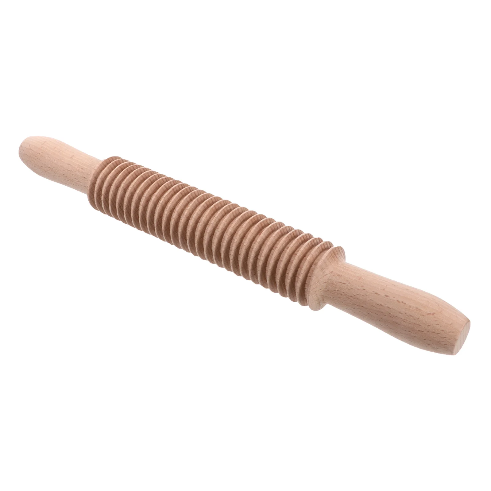 

1pc Threaded Rolling Pin Dough Baking Roller Cooking Home Professional Spaghetti Pasta Wheel Pizza Safe Quality Easy Use Space