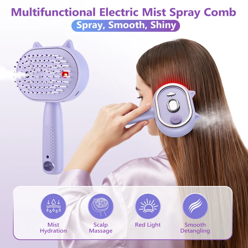 Elektrikli Sprey Masaj Tarağı, - Hair Care For Dry And Frizzy Hair incelemesi ve fiyatı