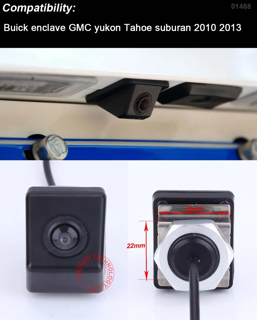 CCD Car rear view reverse Parking camera For Buick enclave GMC yukon Tahoe suburan 2010 2013