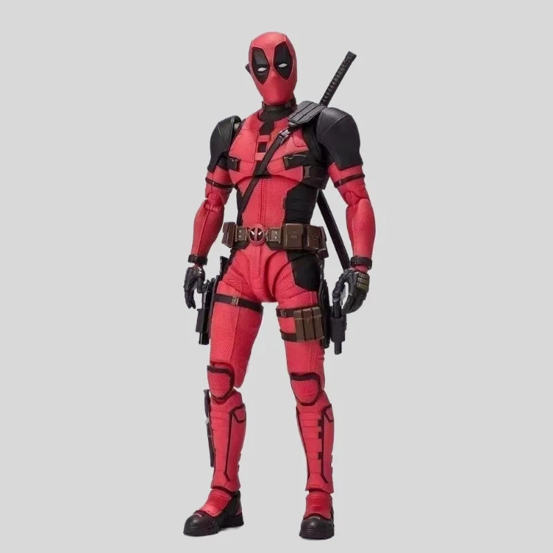 

15cm Deadpool Action Figure 2024 Deadpool & Wolverine Movie 15cm Pvc Articulated With Interchangeable Parts For Marvel Fans