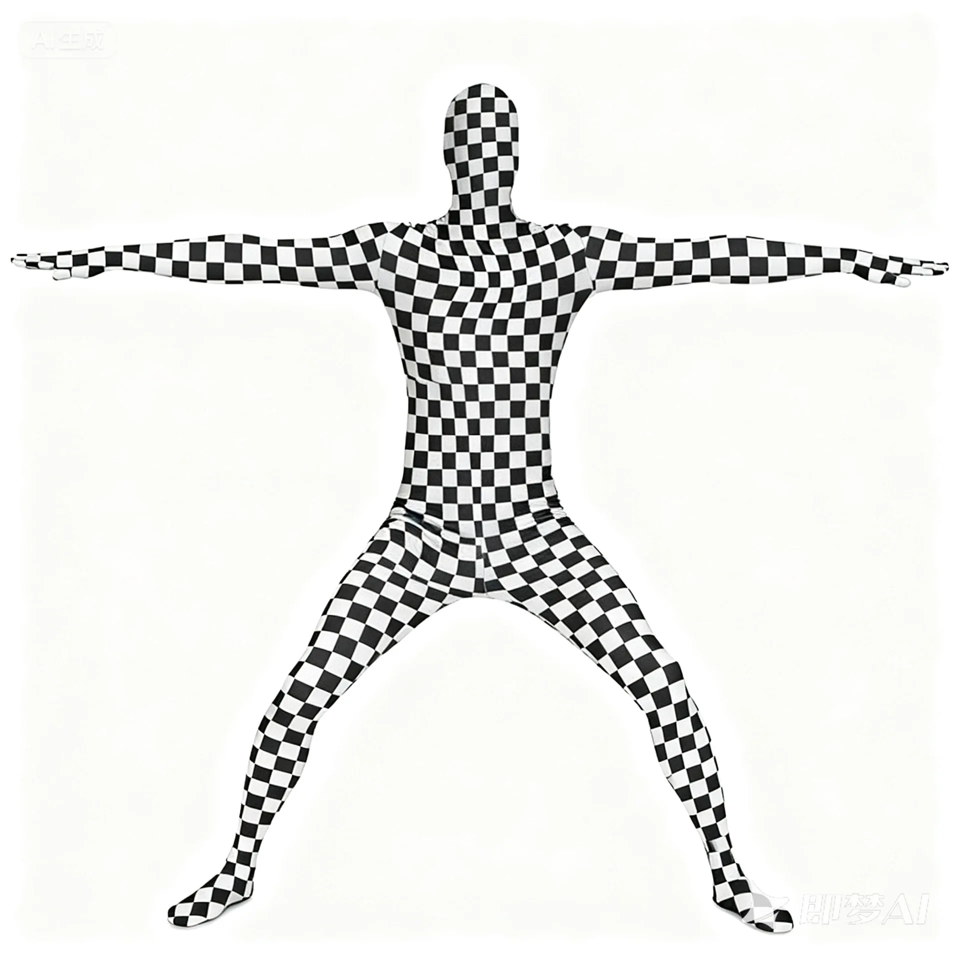 الكبار الإناث/الذكور شبكة العصرية فسيفساء طباعة بذلة تغطية كامل الجسم مضحك تأثيري حلي الزي متقلب نمط طماق