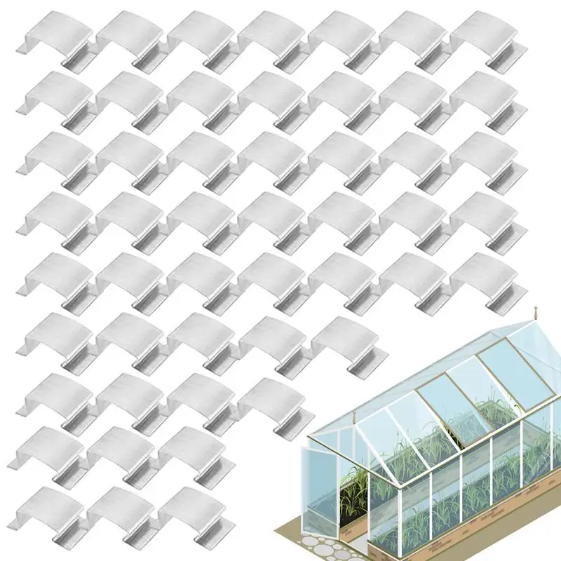 

Greenhouse Clamps 25X Greenhouse Window Clips G-shaped Quick Release Rust-Proof Stainless Reusable Fastener For Pool Cover Craft