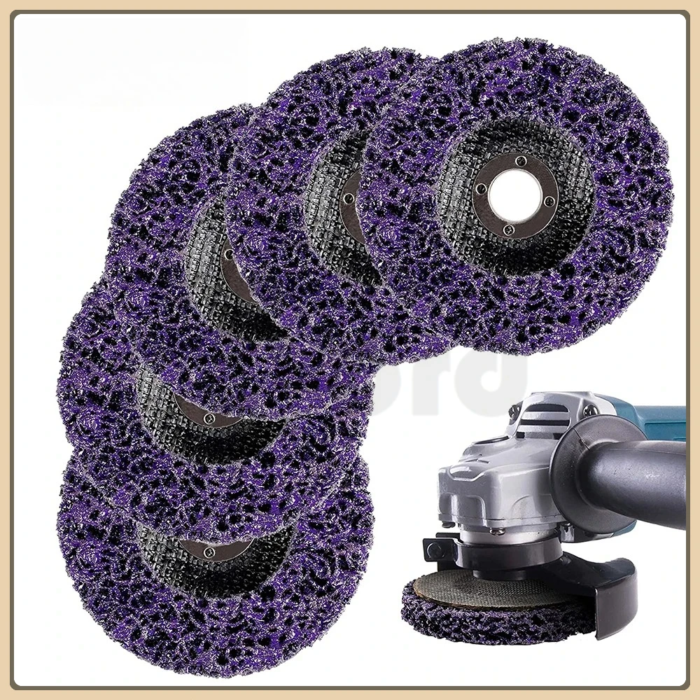 1PC Poly Strip Disc Abrasive Wheel Paint Rust Remover Clean Grinding Wheels for Motorcycles Durable Angle Grinder Car