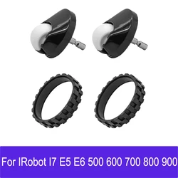 Front Wheel TiresSkin Parts For IRobot Roomba I7 E5 E6 500 600 700 800 900 Series Anti-Slip iRobot Roomba Cleaner Accessories