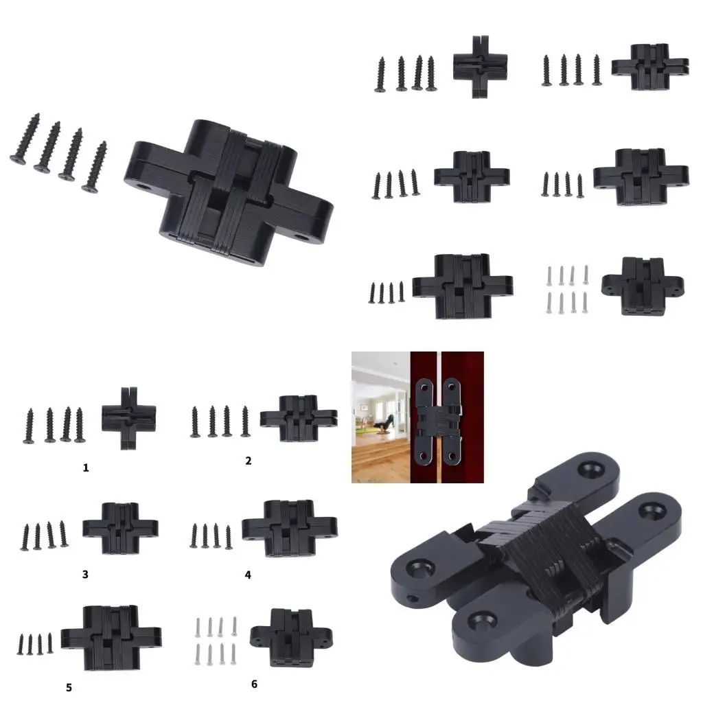 High Strength Concealed Crosses Hinge For Folding Door Stainless Steel Material D2RD