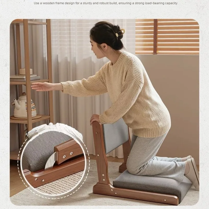 

Foldable floor chairs, tatami solid wood chairs, lounge chairs with balcony backrests, lazy chairs, low stools, folding chairs